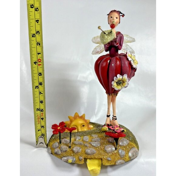Tutti Frutti Strawberry Fairy Department 56 Stocking Mantel Hanger Christmas Sun - Picture 10 of 10